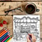 Christmas Coloring Book For Adults Holiday Scenes Colouring Book Thanksgiving Drawing Supplies 4