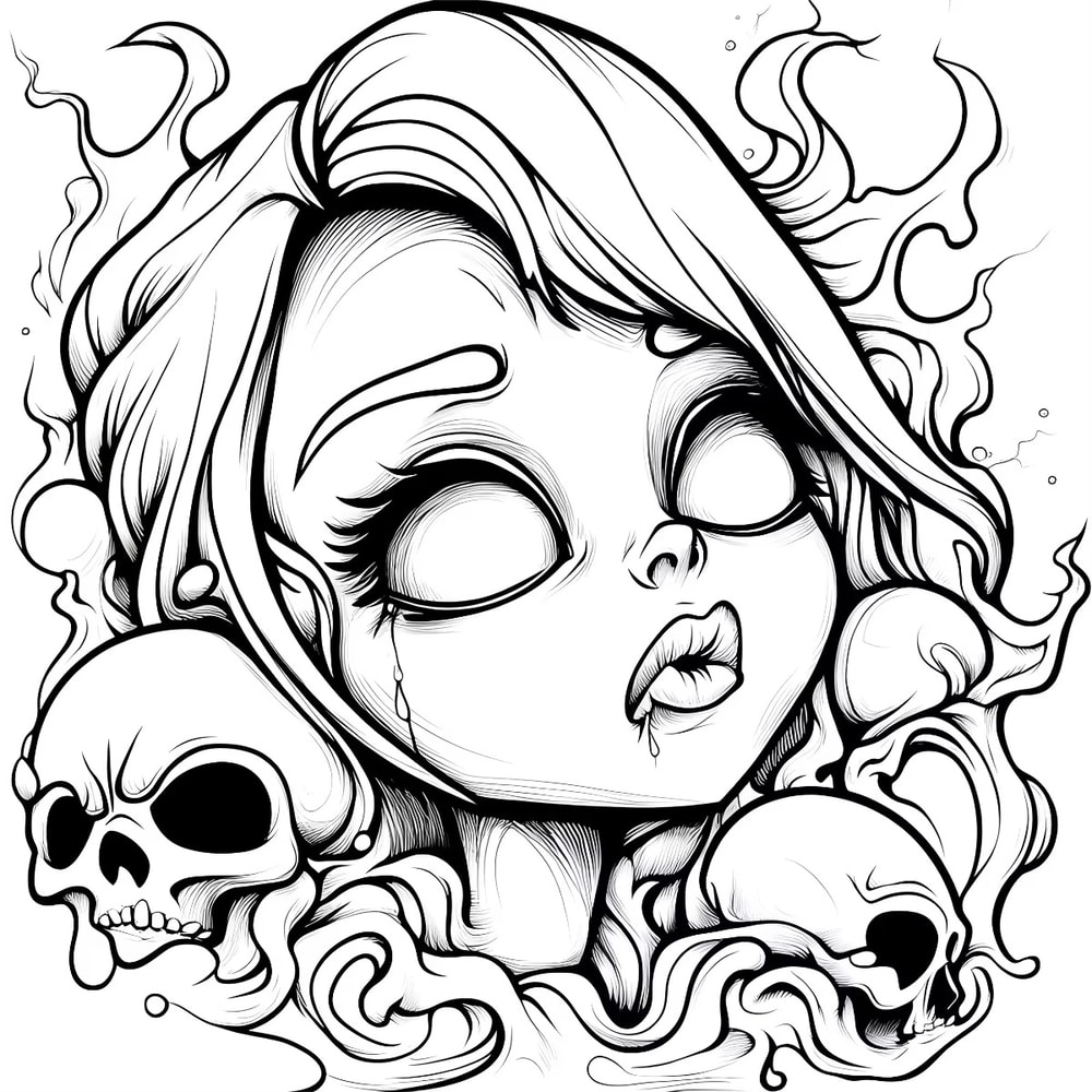 Joint Graffiti Colouring Book, Adult Picture Book, Art Therapy Gift