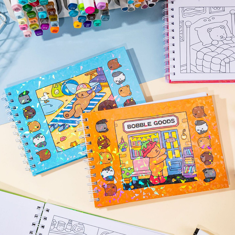 Bobbie Goods Graffiti Animal Coloring Book, A Fun Art Activity for Kids, Excellent Scholar Gift