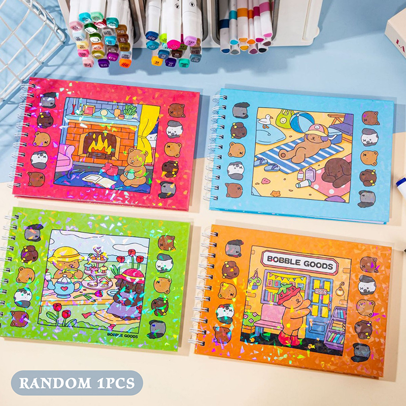 Bobbie Goods Graffiti Animal Coloring Book, A Fun Art Activity for Kids, Excellent Scholar Gift