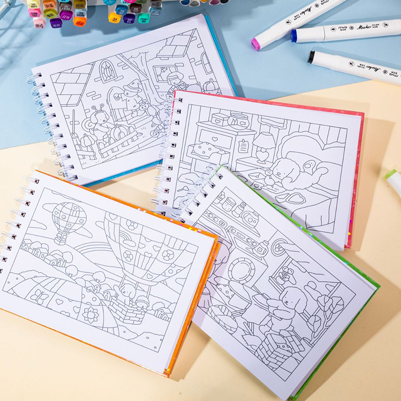 Bobbie Goods Graffiti Animal Coloring Book, A Fun Art Activity for Kids, Excellent Scholar Gift