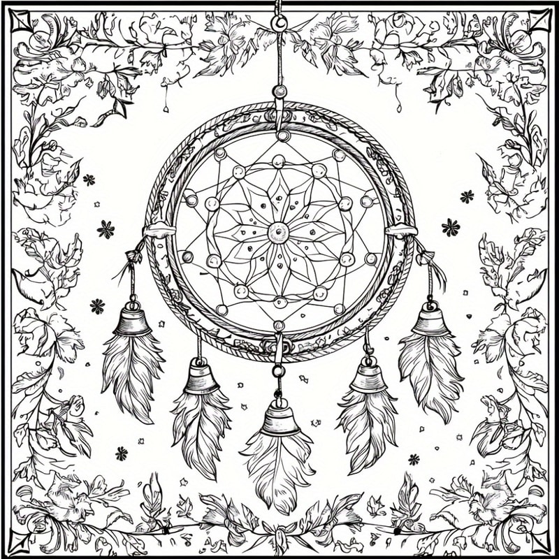 Fairy Dream Catcher Coloring Book For Adult Stress Relief And Anxiety Reduction Mindfulness Activit 1