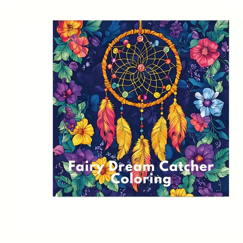 Fairy Dream Catcher Coloring Book For Adult Stress Relief And Anxiety Reduction Mindfulness Activit 7