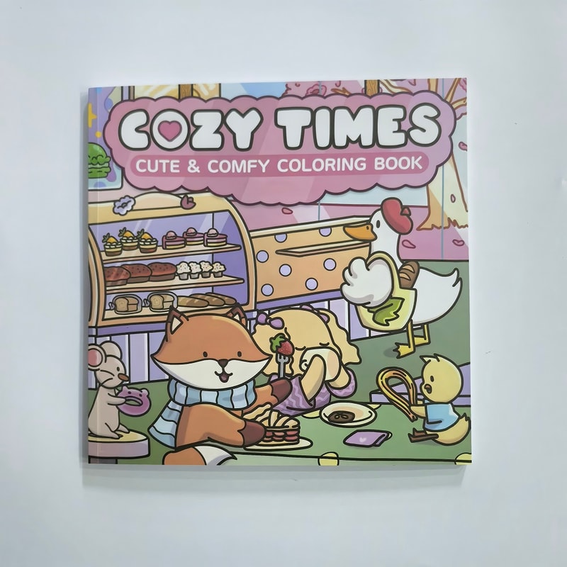 Cozy Times Coloring Book for Adults, Cute Comfy Patterns, Perfect Gift for Party, Birthday, Relaxation