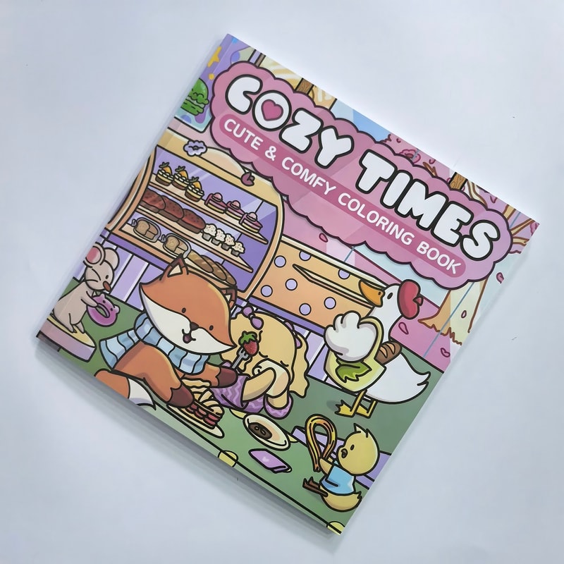 Cozy Times Coloring Book for Adults, Cute Comfy Patterns, Perfect Gift for Party, Birthday, Relaxation