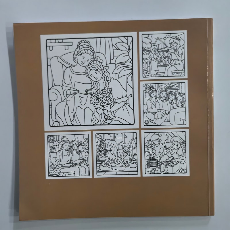 Cute Drawing Book for Adults, Dear Mom Coloring Book, Comfy & Relaxing, Perfect Gift for Party and Birthday