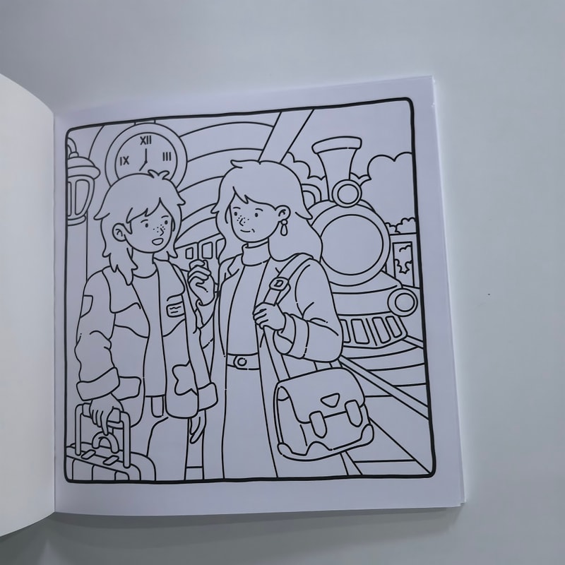 Cute Drawing Book for Adults, Dear Mom Coloring Book, Comfy & Relaxing, Perfect Gift for Party and Birthday