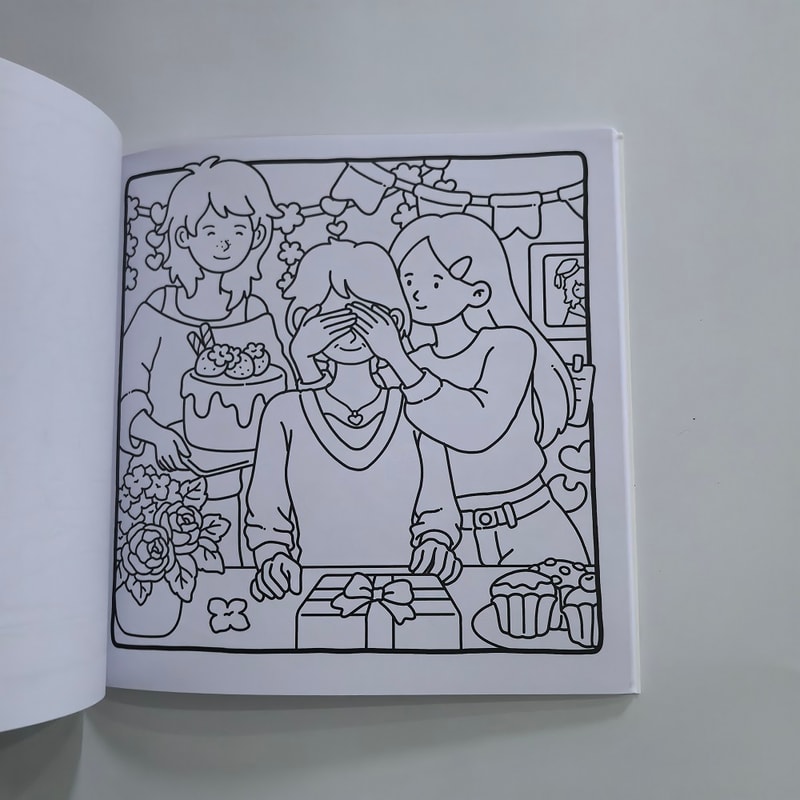 Cute Drawing Book for Adults, Dear Mom Coloring Book, Comfy & Relaxing, Perfect Gift for Party and Birthday