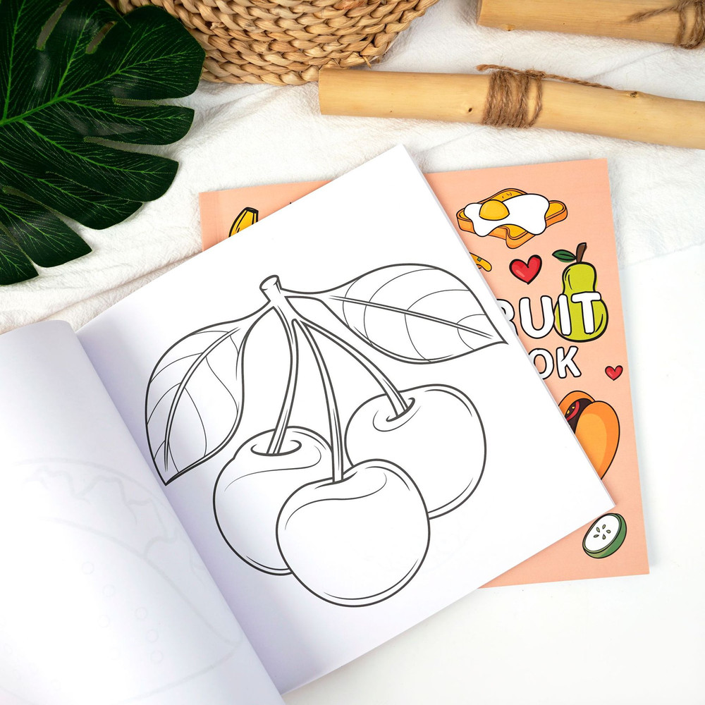 Food And Fruit Graffiti Coloring Book Creative Art Activity For Kids Childrens Coloring Book 2