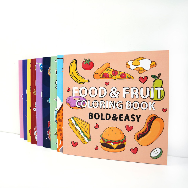 Food And Fruit Graffiti Coloring Book Creative Art Activity For Kids Childrens Coloring Book 3