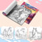 Art Therapy Coloring Book Hand Painted Magical World Of Horses 20 Pages For Soothing Stress Graffit 1