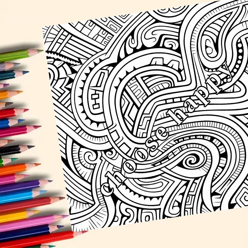 Stronger Than The Storm Coloring Book, Vibrant Floral Pages for Adults, Imaginative Art Therapy
