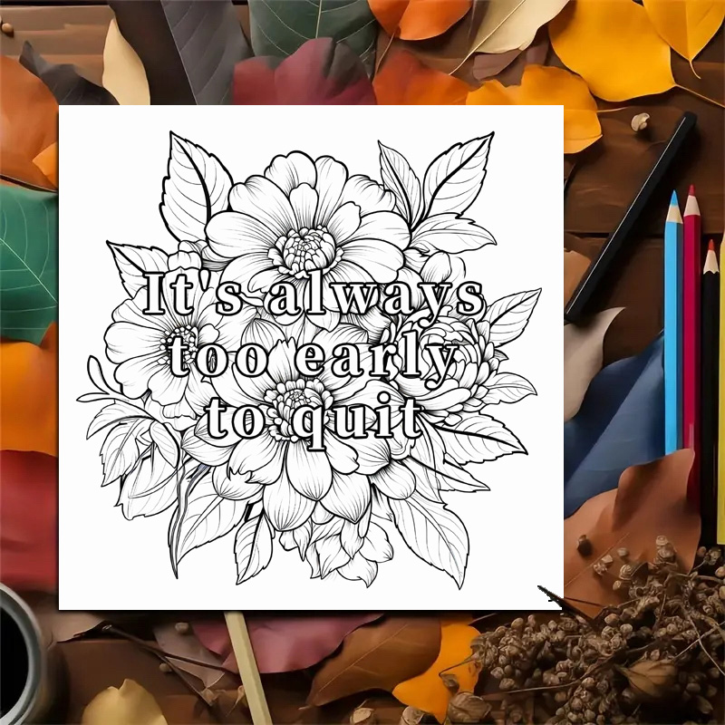 Stronger Than The Storm Coloring Book, Vibrant Floral Pages for Adults, Imaginative Art Therapy