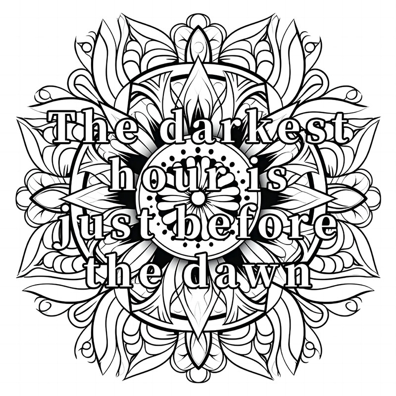 Stronger Than The Storm Coloring Book, Vibrant Floral Pages for Adults, Imaginative Art Therapy