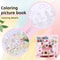 Animal Canvas Painting Book, DIY Coloring Paper Roll for Kids, Childrens Art Supplies, Graffiti Paper Cuttings, Painting