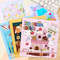 Animal Canvas Painting Book, DIY Coloring Paper Roll for Kids, Childrens Art Supplies, Graffiti Paper Cuttings, Painting