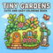TINY GARDENS Coloring Book for Adults, A Perfect Gift for Party and Birthday, Features Bold, Easy Patterns and Cute Draw