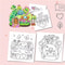TINY GARDENS Coloring Book for Adults, A Perfect Gift for Party and Birthday, Features Bold, Easy Patterns and Cute Draw