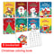 Christmas Puzzle Coloring Book, Kids Holiday Party Theme Gift, Cartoon Painting Toy