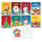 Christmas Puzzle Coloring Book, Kids Holiday Party Theme Gift, Cartoon Painting Toy