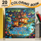 Fantastic Tree House Coloring Book for Adults, Relieve Stress, Creative Art Therapy, Kids Educational Toys