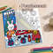 Merry Christmas Coloring Book for Adults, Perfect Gift for Party and Birthday, Adult Drawing Book