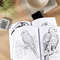 Animal Character Coloring Book Mandala Flowers Stress Relief Relaxation Art 2