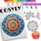 Animal Character Coloring Book Mandala Flowers Stress Relief Relaxation Art 7