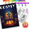 Animal Character Coloring Book Mandala Flowers Stress Relief Relaxation Art 14