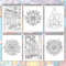 Stress Relief Coloring Book for Teenagers, Unique Patterns, Perfect Easter, Birthday, Valentine's Day Gift