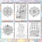 Stress Relief Coloring Book for Teenagers, Unique Patterns, Perfect Easter, Birthday, Valentine's Day Gift