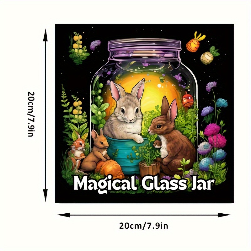 Stress Relief Coloring Book Magical Glass Jar Designs For Soothing Anxiety And Mood Reduction 2