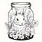 Stress Relief Coloring Book Magical Glass Jar Designs For Soothing Anxiety And Mood Reduction 3