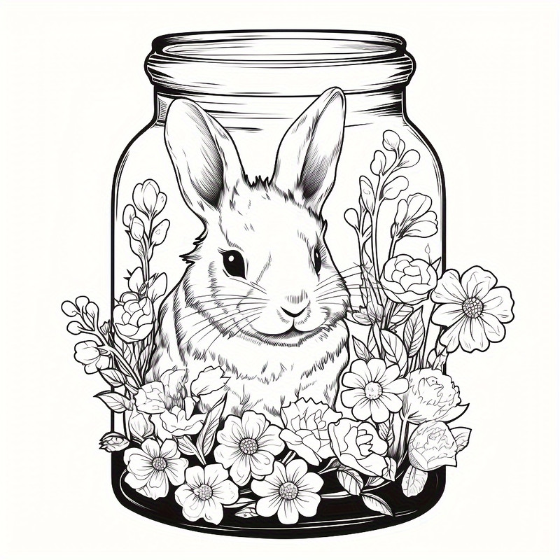 Stress Relief Coloring Book Magical Glass Jar Designs For Soothing Anxiety And Mood Reduction 3