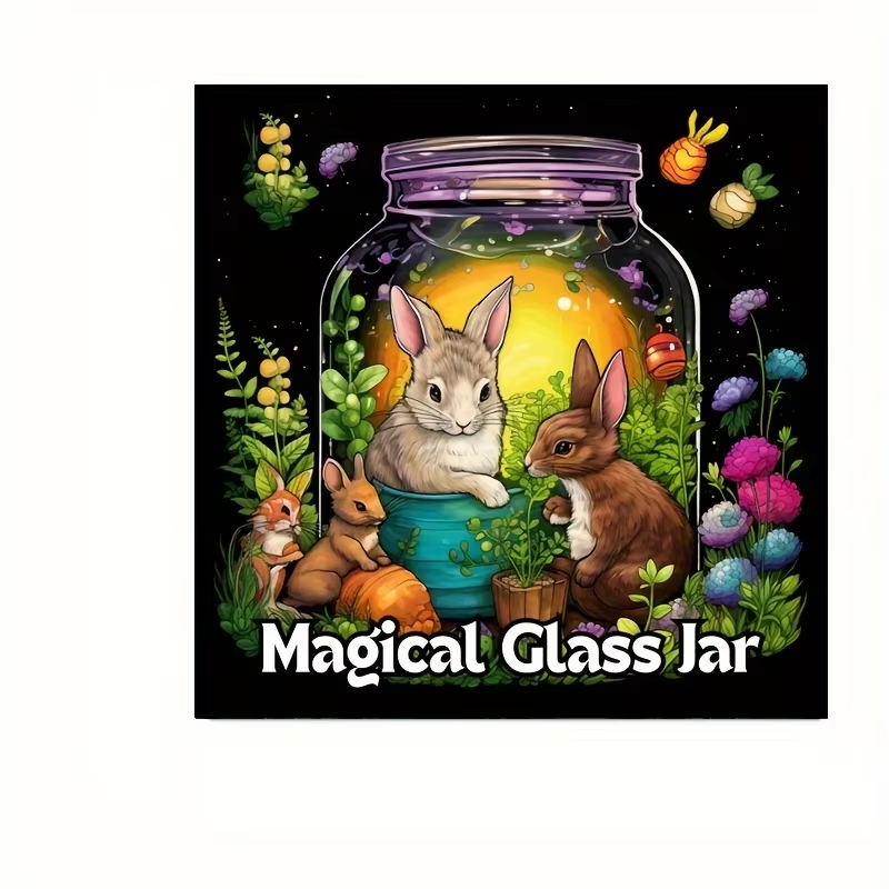Stress Relief Coloring Book Magical Glass Jar Designs For Soothing Anxiety And Mood Reduction 5