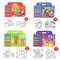 Childrens Coloring Book Set, Drawing Book with Colorful Crayon, Christmas, Halloween, Animal, Space Edition