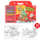 Childrens Coloring Book Set, Drawing Book with Colorful Crayon, Christmas, Halloween, Animal, Space Edition