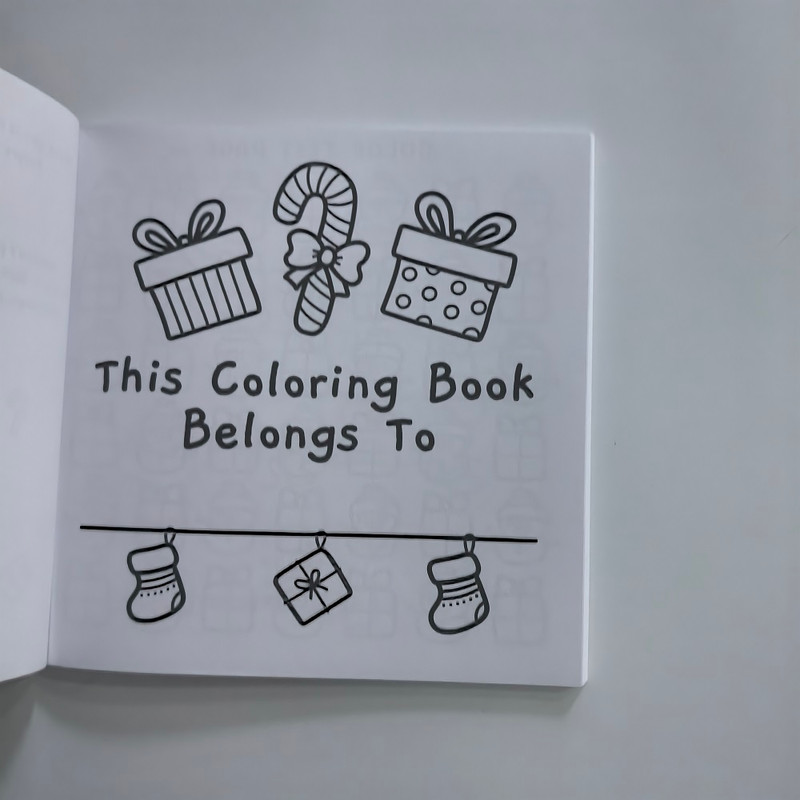 Christmas Coloring Book for Adults and Kids, Stress Relief Art Therapy, Perfect Gift for Holiday Parties and Birthdays