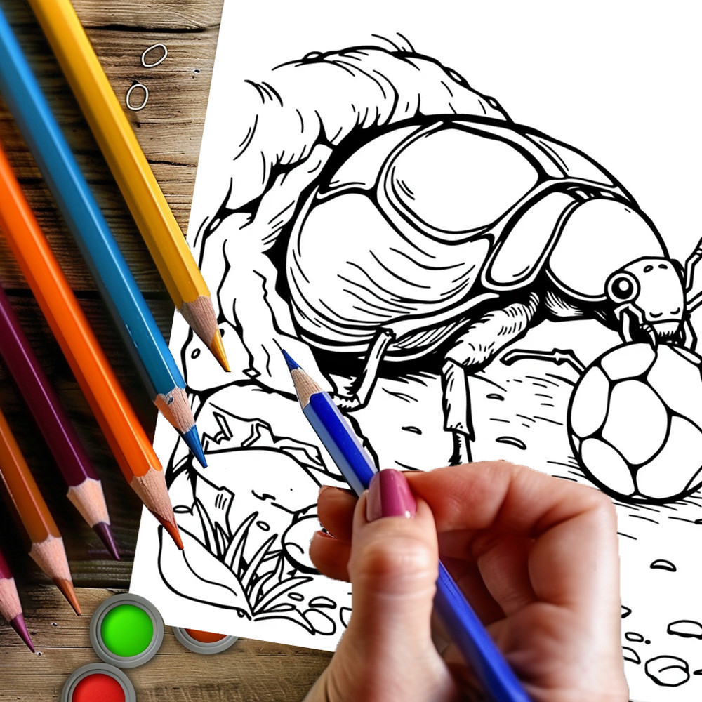 Cute Insects and Bugs Coloring Book for Adults, Premium Colouring Book for Stress Relief, Unique Drawing Supplies