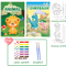 Montessori Kids Watercolor Coloring Book All In One Art Set Creative Educational Gift Built In Pain 0
