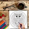 Adult Stress Relief Coloring Book Drawing Supplies Perfect For Gifting 3
