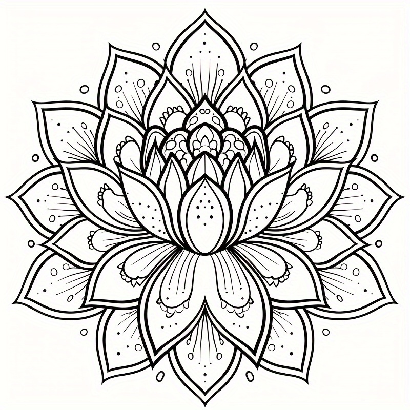 Adult Stress Relief Coloring Book Drawing Supplies Perfect For Gifting 4