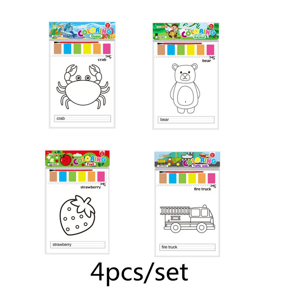 Montessori Toys Portable Watercolor Coloring Books Painting Education For Kids And Children Baby Ac 5