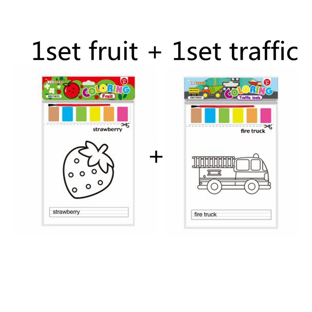 Montessori Toys Portable Watercolor Coloring Books Painting Education For Kids And Children Baby Ac 7