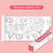 Children Montessori Toys DIY Self Adhesive Drawing Roll Kids Learning Paint Coloring Scroll For Ear 6