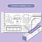 Children Montessori Toys DIY Self Adhesive Drawing Roll Kids Learning Paint Coloring Scroll For Ear 7