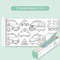 Children Montessori Toys DIY Self Adhesive Drawing Roll Kids Learning Paint Coloring Scroll For Ear 12