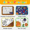 Big Children Drawing Paper, DIY Space Sticky Coloring Paper, Large Coloring Tablecloth for Kids