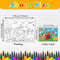 Dinosaur World Coloring Tablecloth, Large Kids Activity Mat, Birthday Party Supplies, Creative Gift and Favor