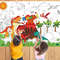 Dinosaur World Coloring Tablecloth, Large Kids Activity Mat, Birthday Party Supplies, Creative Gift and Favor